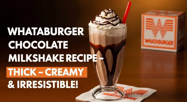 Whataburger Chocolate Milkshake Recipe